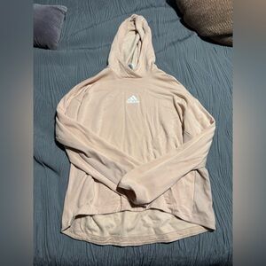 Adidas Tan Fleece Hoodie